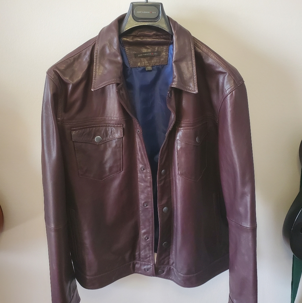 John Varvatos Leather Jacket